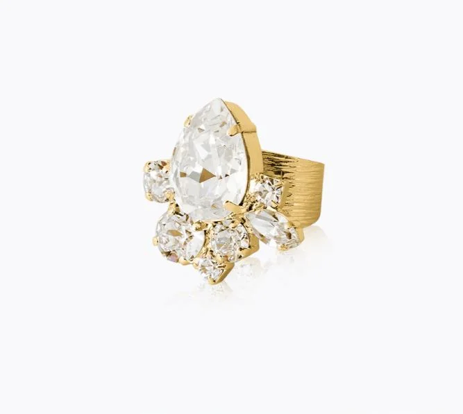 Deal Explosion Caroline Svedbom Nyx Ring Crystal
