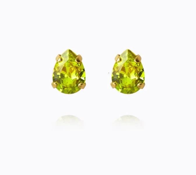 Inventory Reduction Caroline Svedbom Superpetite Drop Earrings Gold Citrus Green