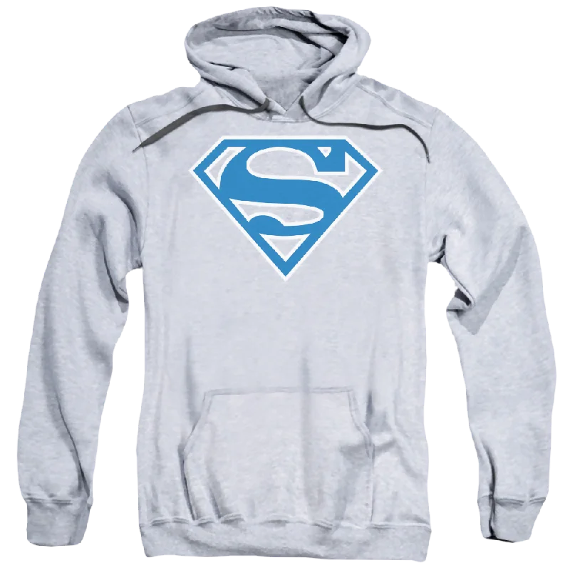 Superman Blue & White Shield - Pullover Hoodie