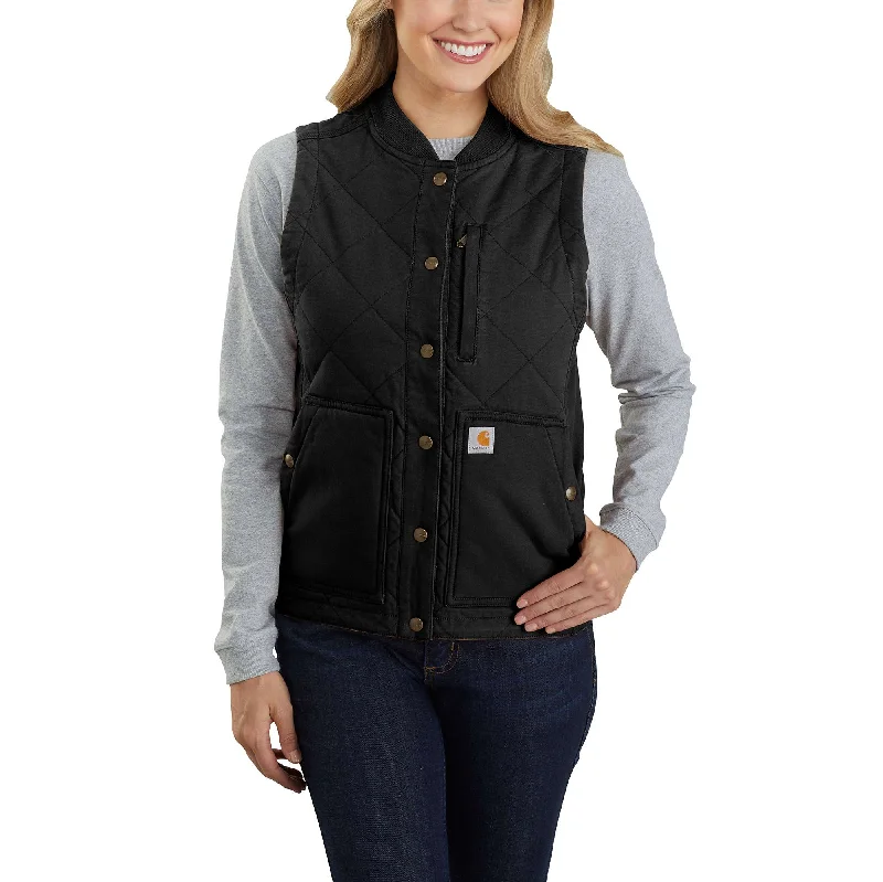 Quick Sale Rugged Flex® Relaxed Fit Canvas Insulated Rib Collar Vest