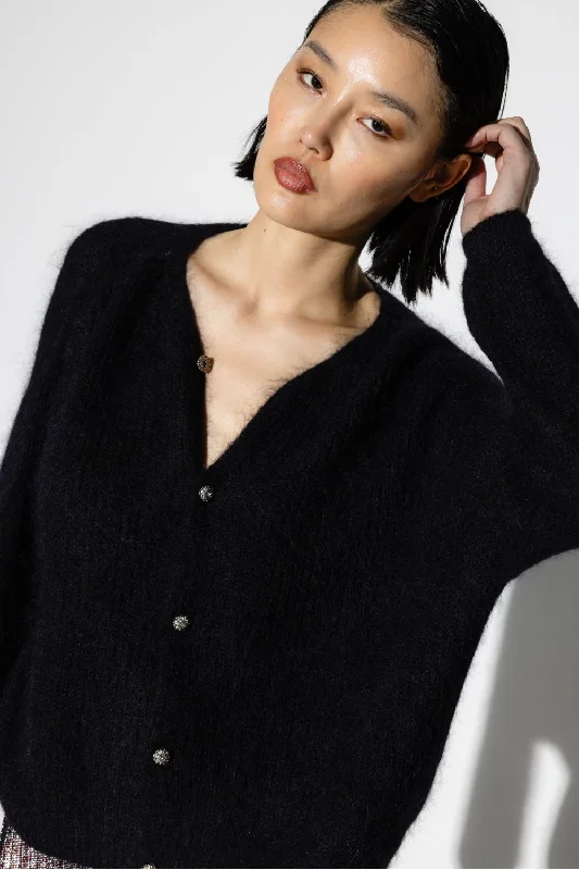 Special Offer Imprevu Black Souri Baby Cardigan