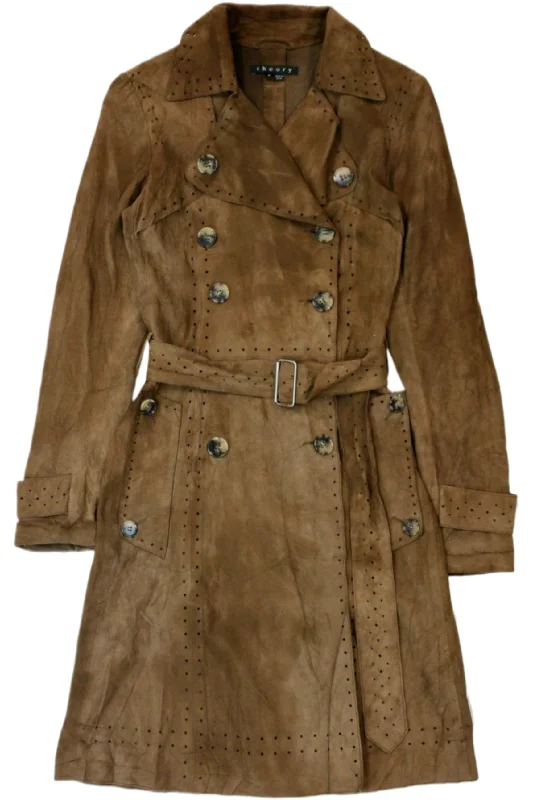 Anniversary Sale Theory - Perforated Leather Trench