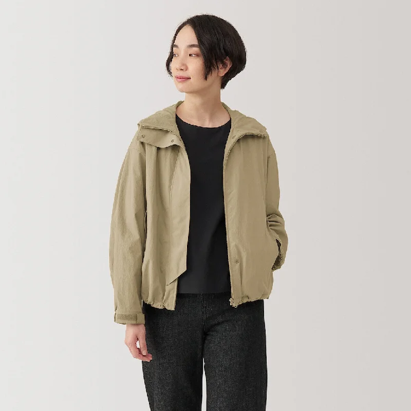 Super Deal Packable Water Repellent Hooded Jacket