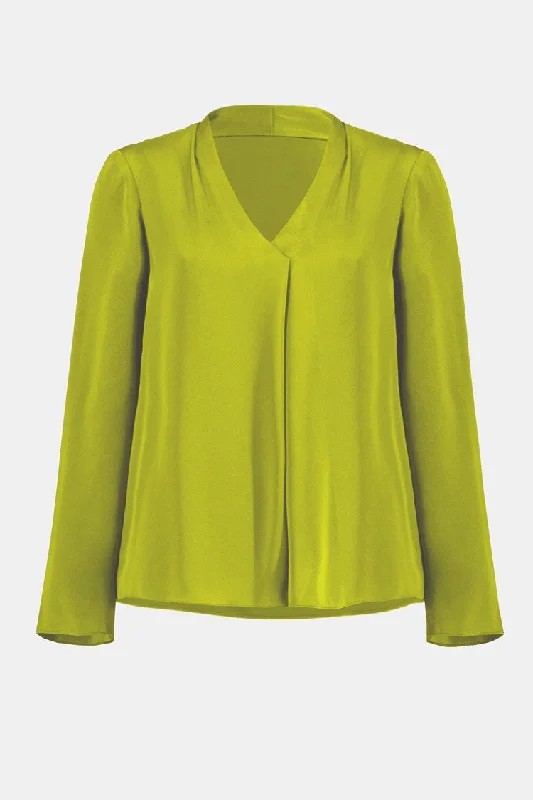 Holiday Sale Joseph Ribkoff Wasabi Satin Straight Top