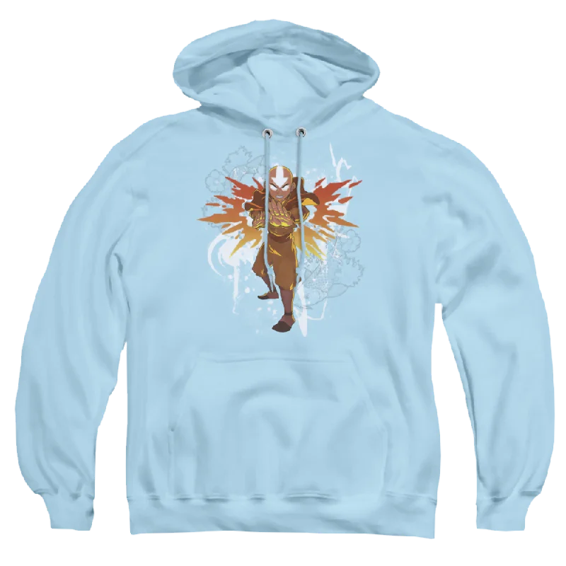 Act Now Avatar The Last Airbender Flower And Fish Aang - Pullover Hoodie