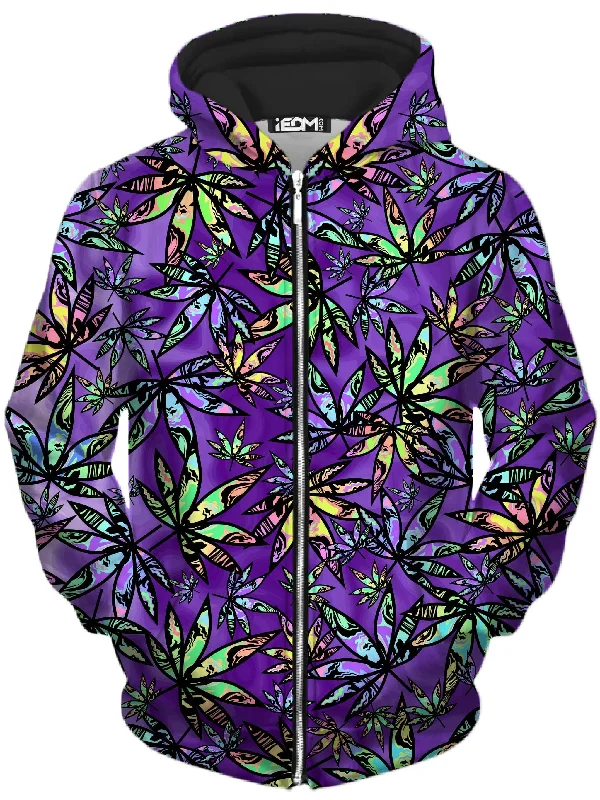 Cannabis Cascade Unisex Zip-Up Hoodie