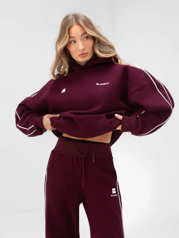 Can't Be Beat Apex Pro Oversized Hoodie - Deep Burgundy