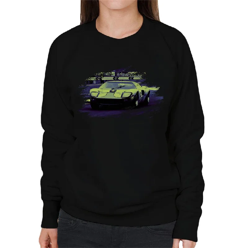 vibrant athletic hoodieMotorsport Images Ford GT40 Ickx Oliver Women's Sweatshirt