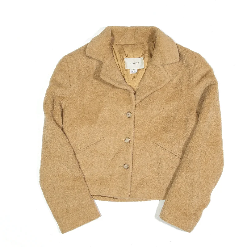Huge Savings GIGUE Blazer Jacket Brown Womens M