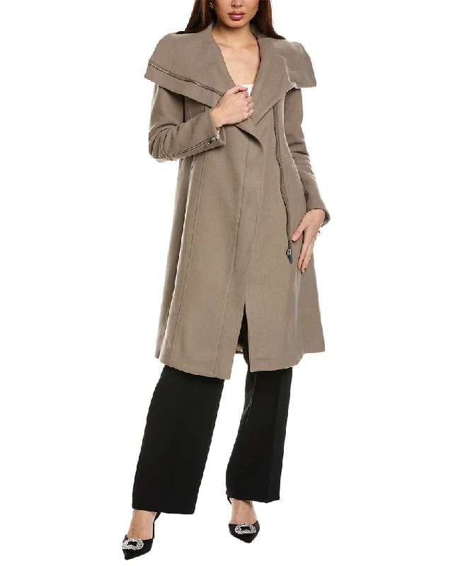 Stock Clearance Reiss Roxi Interest Collar Wool-Blend Coat