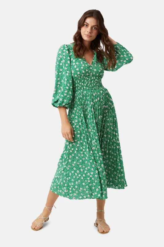 Deal Mania Traffic People Green Aurora Dress