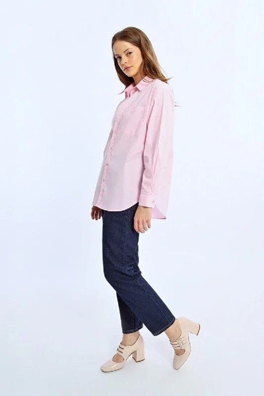 evening dressLili Sidonio Light Pink Oversized Shirt