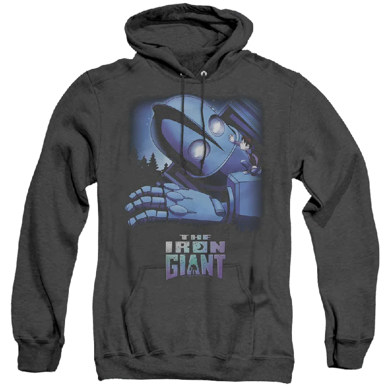 Exclusive Savings Iron Giant, The Giant And Hogarth - Heather Pullover Hoodie