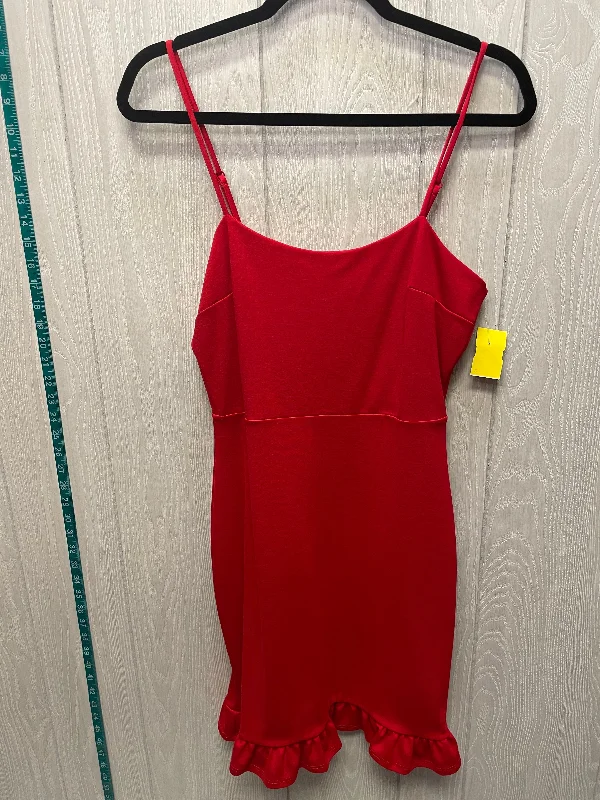 Flash Sale Dress Casual Short By Clothes Mentor In Red, Size: M