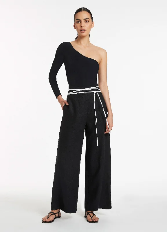 Final Markdown Jetset Wide Leg Pant - Black