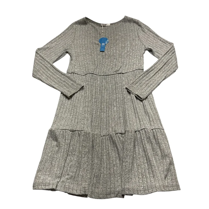 Don't Wait Dress Casual Short By Cupshe In Grey, Size: M