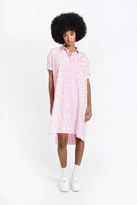 Deal of the Week Molly Bracken Stripe Coral/White Dress
