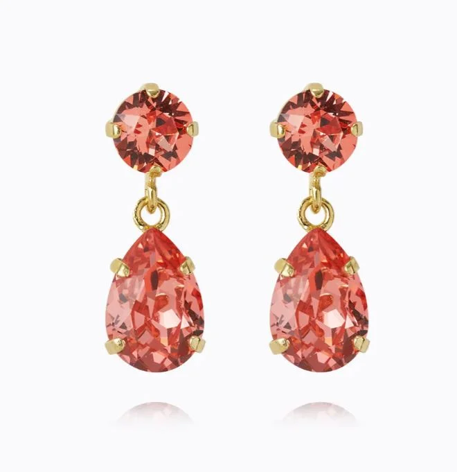 Clearance Event Caroline Svedbom Mini Drop Peach Earrings