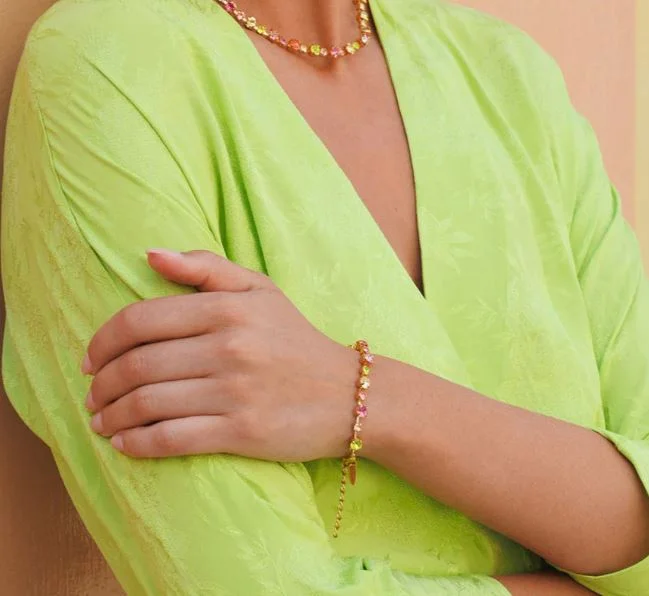 Deal Dash Caroline Svedbom Calanthe Bracelet Gold Tropicana Combo