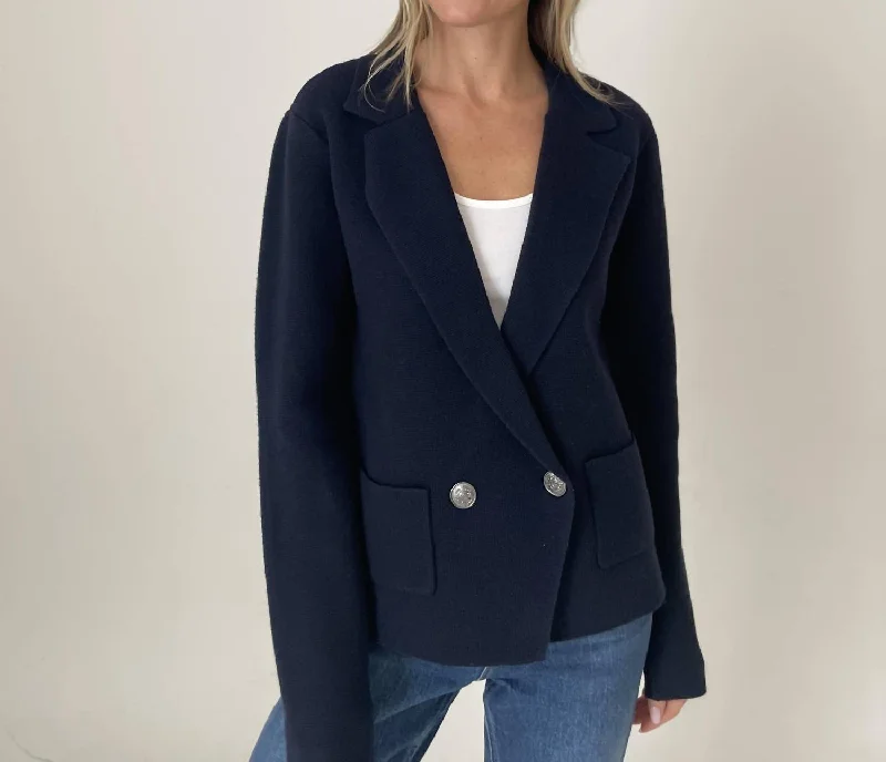 Deal Dash Heller Blazer In Navy