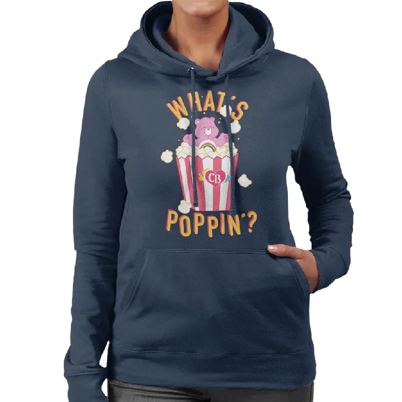 Closeout Care Bears Cheer Bear Whats Poppin Women's Hooded Sweatshirt