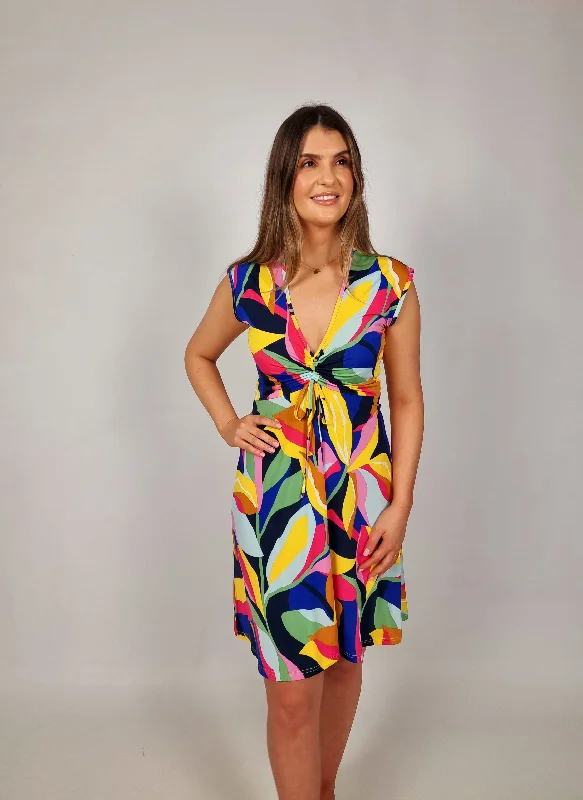 Don't Miss Md'M Multi Coloured Explosion Dress