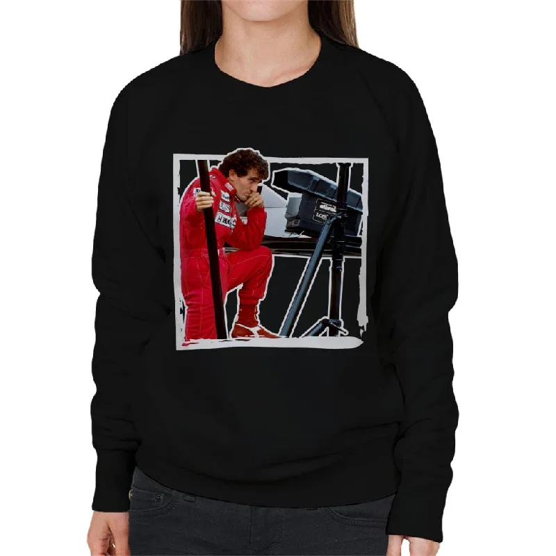 casual workout hoodieMotorsport Images Alain Prost F1 World Championship Women's Sweatshirt