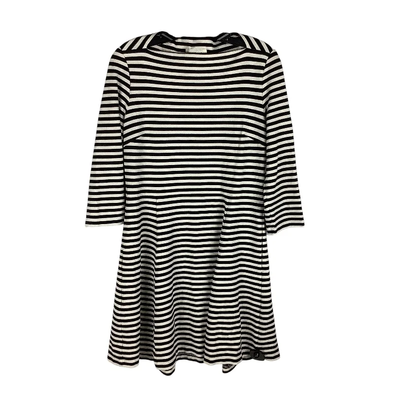 high-waisted dressDress Designer By Kate Spade In Striped Pattern, Size: L