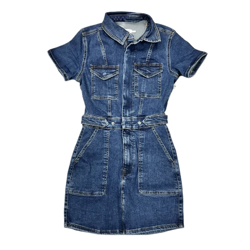 Deal Zone Dress Casual Short By Good American In Blue Denim, Size: S