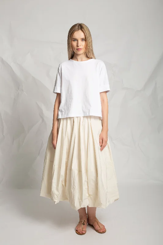 Markdowns Les Filles D'ailleurs Ecru Jupe Skirt