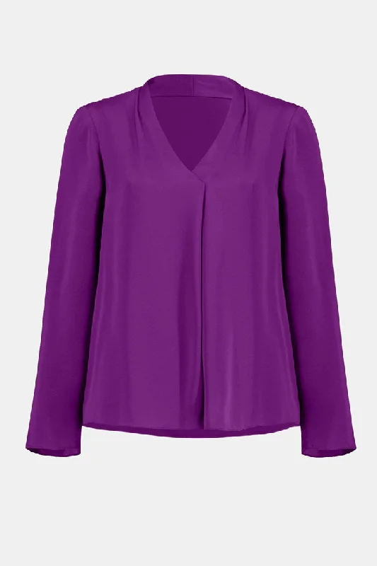 Midnight Madness Joseph Ribkoff Empress Satin Straight Top