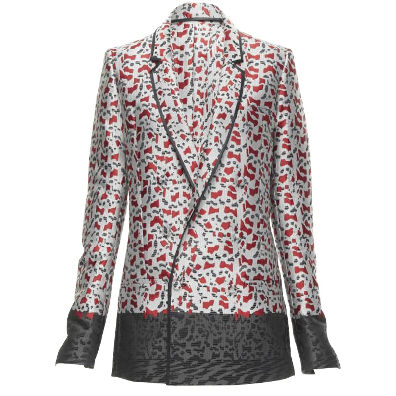 Unmissable Offer Haider Ackermann marble jacquard blazer jacket