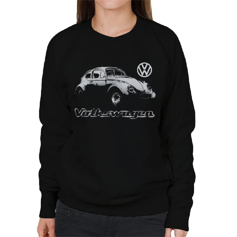 Hurry In relaxed fit sports hoodieVolkswagen Beetle Spray Paint With Logo Women's Sweatshirt Hurry In relaxed fit sports hoodieVolkswagen Beetle Spray Paint With Logo Women's Sweatshirt