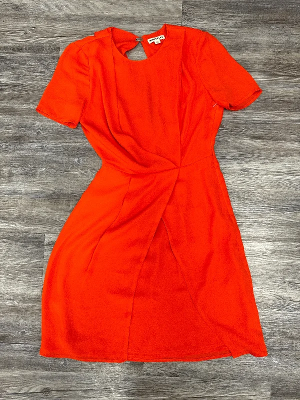 Best Bargains Dress Designer By Whistles In Orange, Size: 4