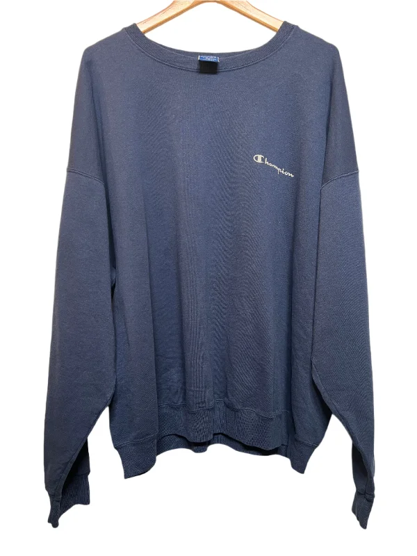 New Markdowns fashion sportswear hoodieChampion Mens Blue Sweatshirt (Size XL)