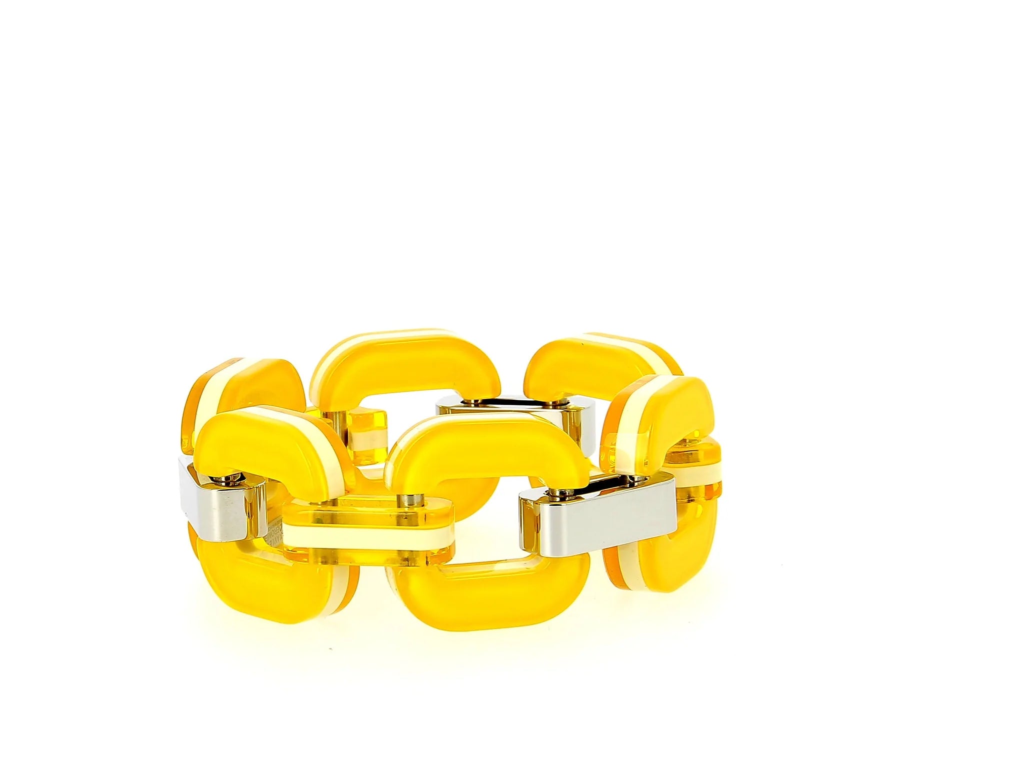 Reduced Prices Xavier Derome Medium Yellow Bi Colour Bracelet