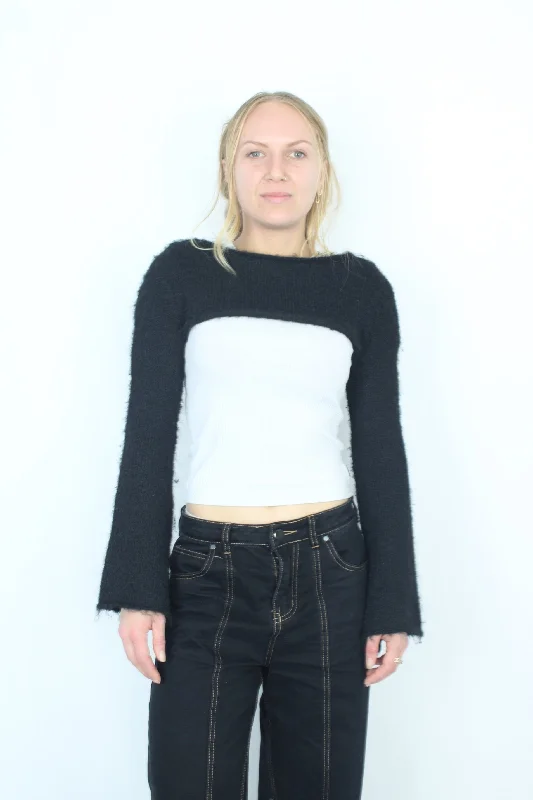 Now or Never Ruby - Wool Bolero Top