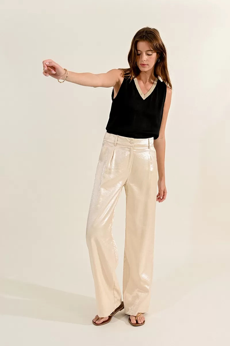 Bargain Bin Molly Bracken Golden Beige Pants