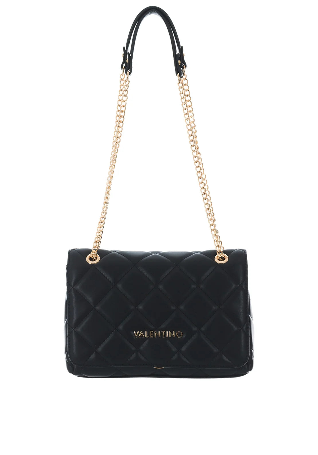 Best Deals Valentino Ocarina Nero Quilted Cross Over Flap Bag