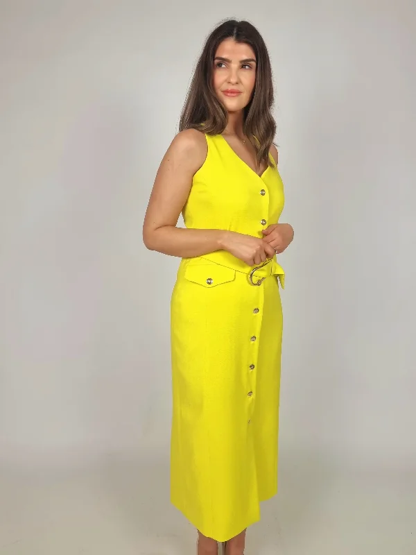 flowy maxi dressLaura Bernal Sunlight Yellow Midi Dress