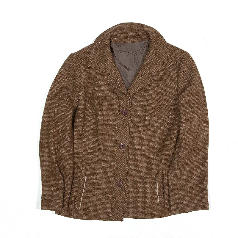 Price Slash LAUBE + GSELL Blazer Jacket Brown Womens S
