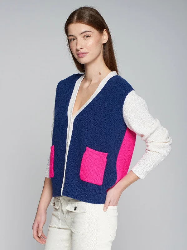 Limited Edition Vilagallo Theresa Tri Colour Cardigan
