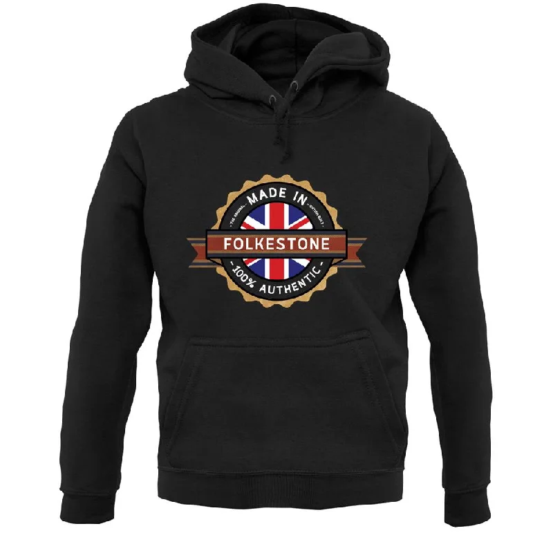 Made In Folkestone 100% Authentic Unisex Hoodie