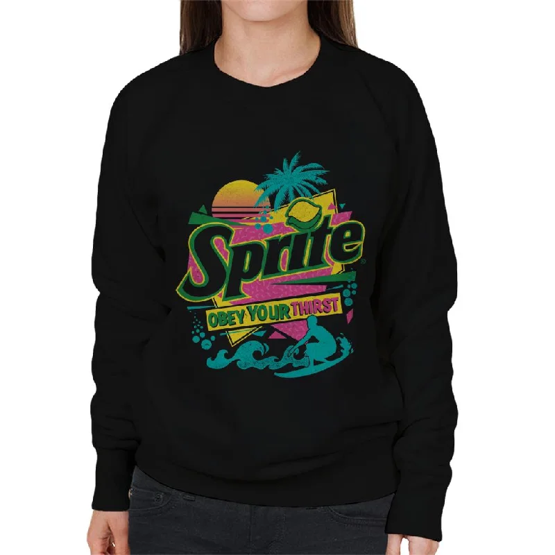 The Best Prices eco-friendly sports hoodieSprite Retro 90s Beach Obey Your Thirst Women's Sweatshirt The Best Prices eco-friendly sports hoodieSprite Retro 90s Beach Obey Your Thirst Women's Sweatshirt