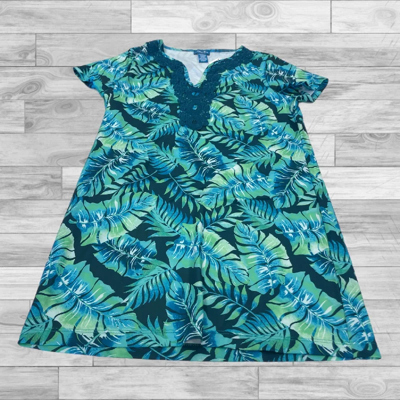 Limited Time Discount Dress Casual Short By Caribbean Joe In Green, Size: M