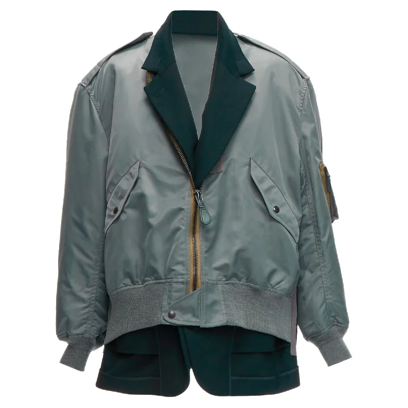 Take Advantage Junya Watanabe reversible bomber oversized blazer jacket