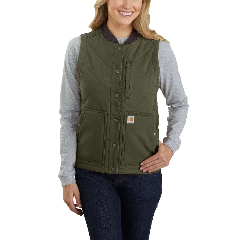 Big Discounts Rugged Flex® Relaxed Fit Canvas Insulated Rib Collar Vest