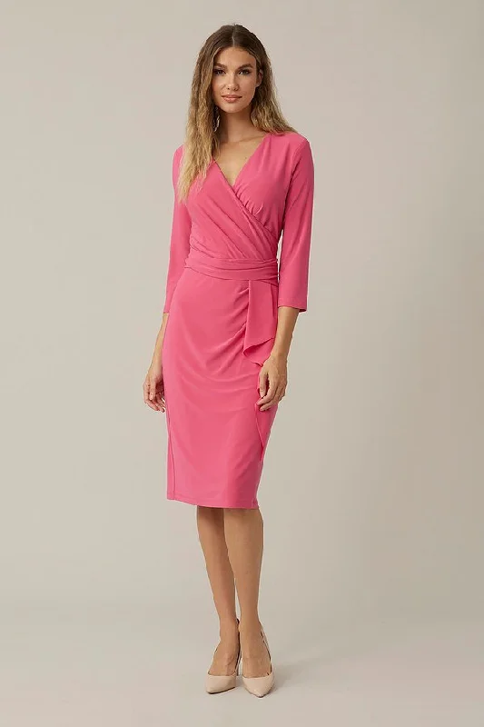 Super Deal Joseph Ribkoff Wrap Front Dress