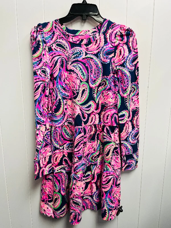 Massive Deals Dress Designer By Lilly Pulitzer In Blue & Pink, Size: Xxs