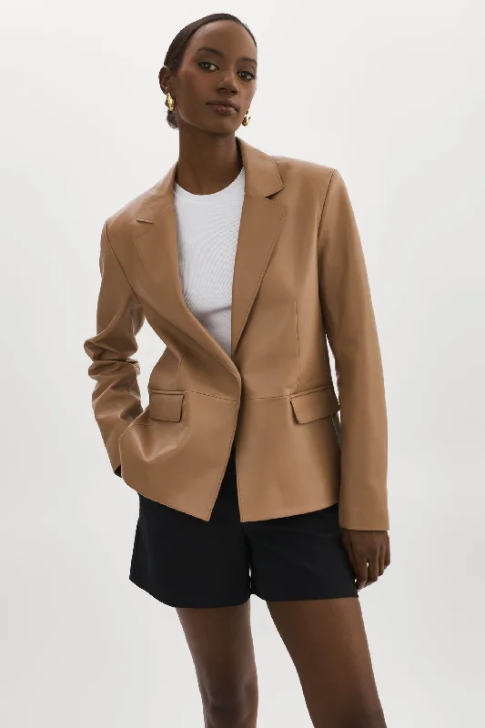 fashionable outerwearELZA |  Leather Blazer